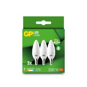 GP 3 kpl LED -kynttilälamppu, E14, 3.5W (25W), 250lm