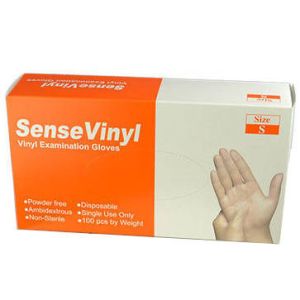 SenseVinyl tutkimuskäsineet - 100kpl