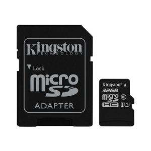 Kingston microSD-kortti, 32GB, UHS-I U1 / Class10